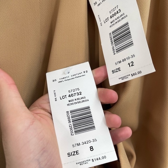 Harve Bernard yellow blazer and skirt set size 12 Nwt - Picture 2 of 16